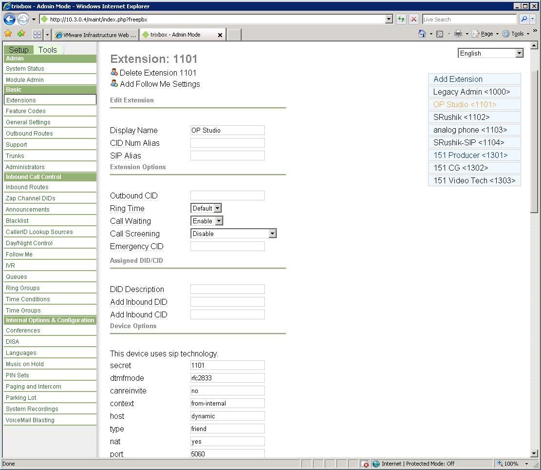 This is how we setup the VOIP system, that is used as a comm system. Download TrixBox ISO from Trixbox.org http://fonality.com/trixbox/downloads The current stable release is 2.8.0.4 Using the ISO, install [&hellip;]